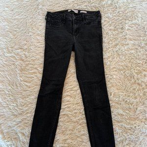 Hollister Women's High Rise Super Skinny Jeans Black - 29 x 30